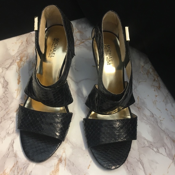 Authentic Gorgeous Michael Kors Shoes Real Snakeskin - Picture 6 of 7